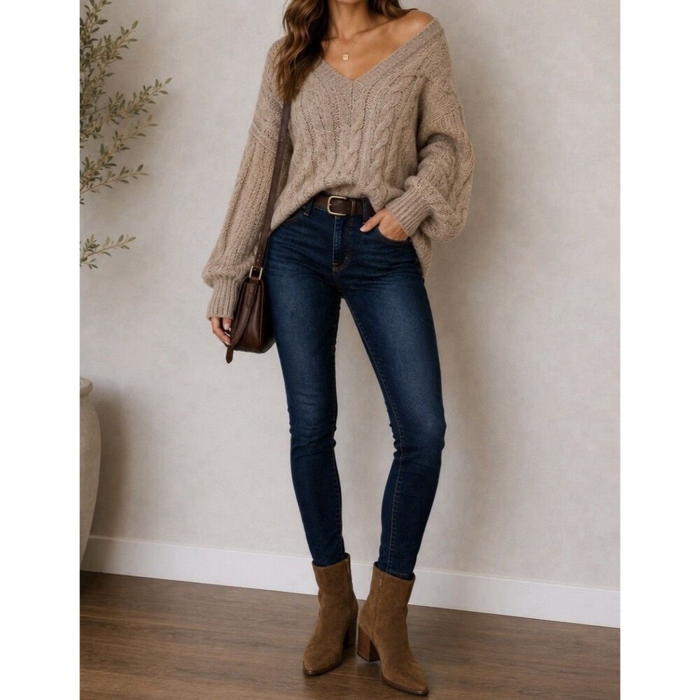 Rag & Bone Skinny Jeans Bedford W1532K089BED Women's Size 32 High Rise Stretch